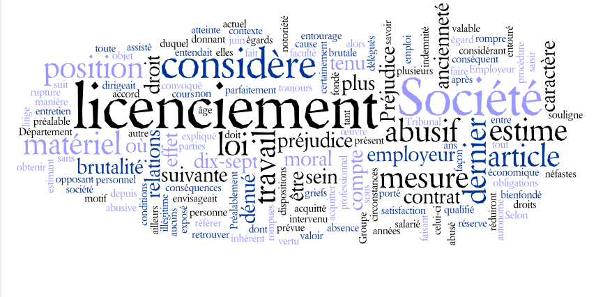 WordcloudLicenciement FR